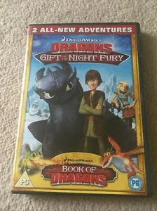 Dreamworks Dragons, Gift Of The Night Fury & Book Of Dragons Dvd - Picture 1 of 2