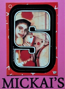 1984 TOPPS MICHAEL JACKSON SERIES TWO - STICKER CARD #52 - MJJ PRODUCTIONS - POP - Picture 1 of 4