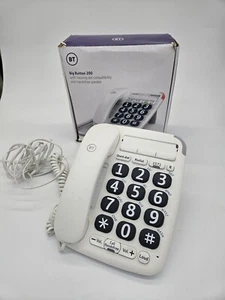 BT Big Button 200 Hörgerätekompatibel und Freisprecheinrichtung schnurgebunden Telefon - Bild 1 von 2