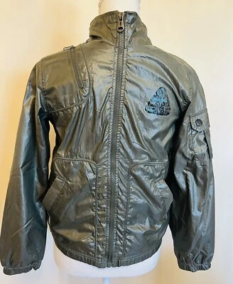 Jaqueta de chuva DIESEL masculina forrada de jersey corta-vento tamanho M - Imagem 1 de 4