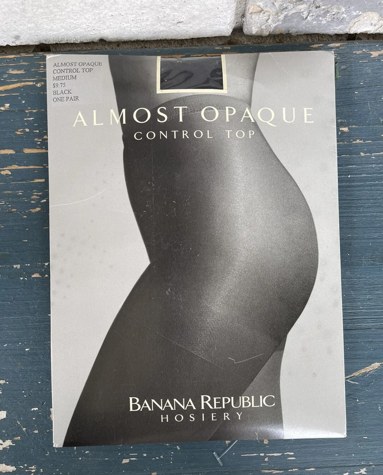 Pantimedias Banana Republic talla mediana control casi opacas negras nuevas Foto 1 de 4