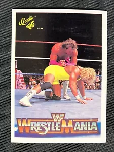 1990 Classic WWF Wrestlemania 6 #144 WWE Wrestling Brutus Beefcake Mr. Perfect - Picture 1 of 2