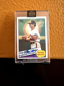 2022 Topps Archives Signature Serie aus dem Ruhestand Steve Garvey Auto #d/58 - Bild 1 von 2