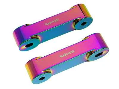 VMS NEO CHROME Hood Spacer Risers Kit 90-01 Acura Integra 88-00 Honda Civic CRX - Image 1 of 4