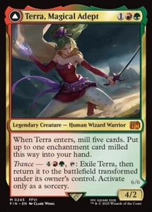MTG Magic FIN Final Fantasy - 1x EN NM 0245 M Terra, Magical Adept - Picture 1 of 2
