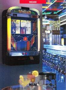 N.S.M. NSM Wizard Wall 1992-1995 CD juke box jukebox Flyer Brochure BRAND NEW - Bild 1 von 2