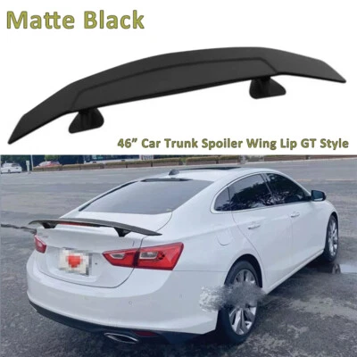 46" Car Rear Trunk Spoiler Wing Matte Black For Chevy Chevrolet Malibu 2012-2018 Foto 1 de 4