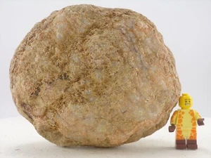 5,5" ungeöffnete Geode Brechen Sie Ihren eigenen Kristall Quarz Rassler 1,9 Pfund Kentucky - Bild 1 von 7