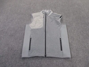 Grayson Vest Jacket Mens S Gray Performance Athletic Golf Lightweight Sport - Picture 1 of 10