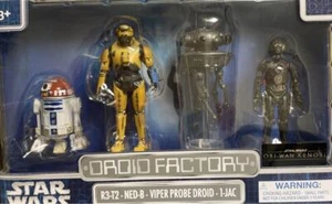 Disney Store Japón Star Wars Obi-Wan Kenobi Figura Set Droid Factory - Imagen 1 de 8
