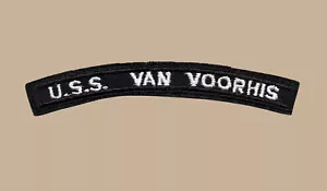 US Navy DE-1028 USS Van Voorhis Zerstörer Escort UIM Schulter Wippe Tab - Bild 1 von 1