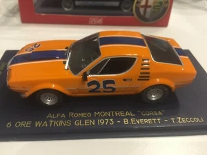 Alfa Romeo Montreal Corsa #25 6 Ore Watkins Glen 1973 Everett Zeccoli - M4 1:43 - Picture 1 of 3