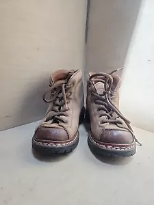 Merrell Vintage Schnürschuhe Wanderschuhe Leder braun Damengröße 5,5 VIBRAM-Sohle - Bild 1 von 12