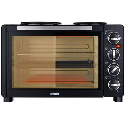 Unold Kleinküche All in One 68885, Mini-Backofen, schwarz - Bild 1 von 4