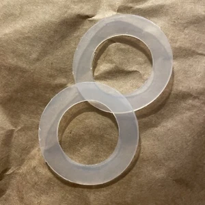 2 Handmade Hummel 1987 Spice Jar Seal Gaskets Silicone Replacement Part - Picture 1 of 5