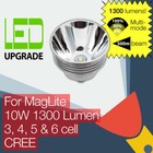 MagLite LED Conversion/upgrade bulb 1300LM Torch/flashlight 3 4 5 6 D Cell