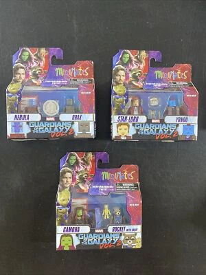 Diamond Select Minimates Guardians Of The Galaxy Vol. 2 Full Set Of 3 - image 1 of 4