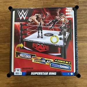 WWE Wrestlemania - Toy Figure Ring - Summerslam - NEW - Picture 1 of 10