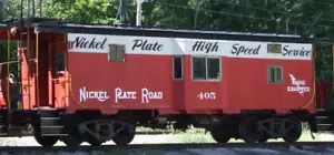 HO Nickel Plate NKP Bay Window Caboose - Picture 1 of 5