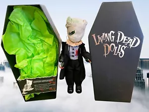 Living Dead Doll ANGUS LITILROTT Coffin Box Goth Horror 93003 Sealed Death COA - Picture 1 of 12