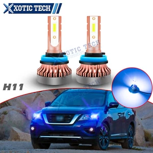 Super Bright Ice Blue COB H11 H8 COB LED DRL Bulbs Replacement For Nissan Sentra - Bild 1 von 10