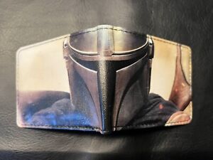 The Mandalorian Bifold Wallet and keychain.  ID/credit card slots.  New