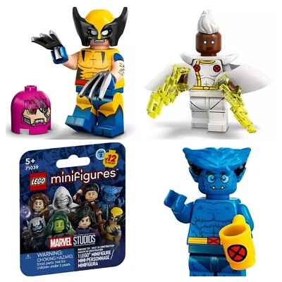 LEGO Marvel Serie 2 (71039) Wolverine Beast Storm X-Men 97 Mutant Lote Foto 1 de 4