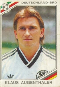 297 KLAUS AUGENTHALER DEUTSCHLAND BDR STICKER WORLD CUP MEXICO 1986 PANINI - A8 - Foto 1 di 2