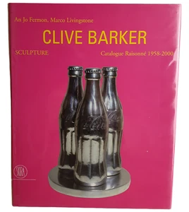 Vtg Clive Barker Sculpture Catalogue Raisonne 1958-2000 COFFEE TABLE Italy HC DJ - Foto 1 di 9