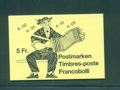 Switzerland 1984 5 Fr Pro Juvenute stamp advertisement on back Booklet - Image 1 of 2