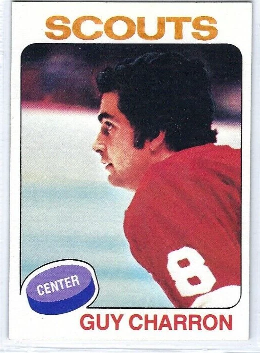 1975-76 Topps Hockey #32 Guy Charron - Image 1 of 1