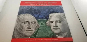 Bureau Engraving Print BEP 2012 Americas Founding Fathers Currency Set Match Ser - Picture 1 of 4