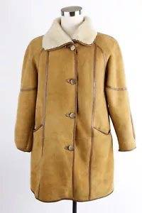 $4,890 Jacques Jekel Fur Lined Suede Leather Coat SZ 54/44 Brown Vintage - Picture 1 of 11