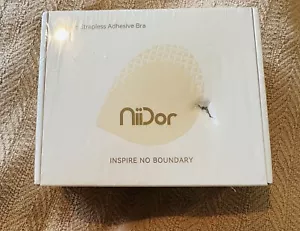 Niidor Adhesive Strapless Sticky Invisible Push up Silicone Bra B Cup - Picture 1 of 4
