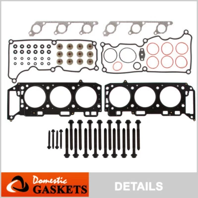 Se adapta a 05-10 Ford Mustang 4,0 L V6 SOHC Juego de juntas de culata pernos VIN N Foto 1 de 4