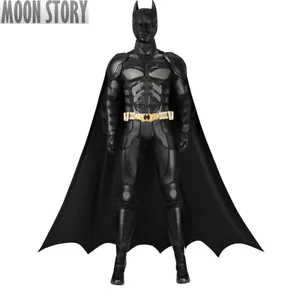 Superheld Fledermaus Bruce Wayne Cosplay Kostüm Der dunkle Ritter Anzug Erwachsene Mann Outfit - Bild 1 von 23