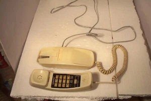 Vintage Unisonic Push Button Desk / Wall Telephone TP-6442 White/Cream Untested - Picture 1 of 11