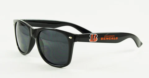 Cincinnati Bengals Retro Sunglasses UVA 400 Lens NFL Football Beachfarer Style Cover