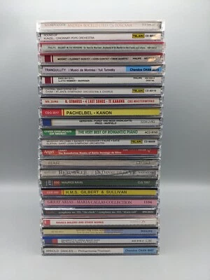 Classical 23 CD Lot Bulk Wholesale Mozart Strauss Pachelbel Gershwin Ravel Haydn - image 1 of 4