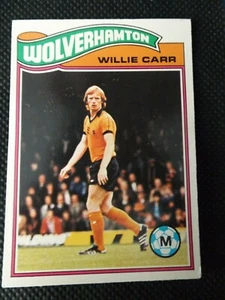 VINTAGE 1978 FOOTBALL CARDS-SINGLE CARD NO.375 "WILLIE CARR" -TOPPS INC. 1978 - Picture 1 of 2
