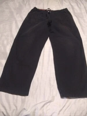 *Pantalones holgados Kim Rodgers negros para mujer cómodos talla PXL tirar lazo cintura 5 bolsillos Foto 1 de 4