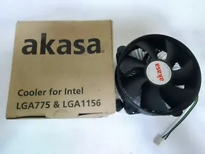 Akasa LGA775 & LGA1156 dispositivo di raffreddamento CPU Intel alette in alluminio e core argento - Foto 1 di 9