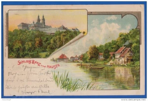 Deutschland; Banz bei Staffelstein; Schloss und Hausen; Litho; 1901 - Bild 1 von 2