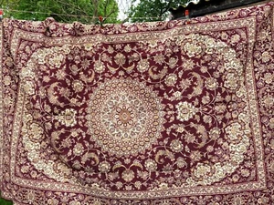 VIMODA 1,87x 2,82 Klassisch Orient Arabisch Teppich dicht gewebt wie Neu - Bild 1 von 6