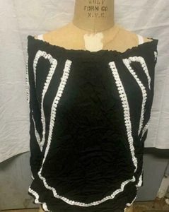 Damen Top Glockenärmel Langarmbluse Stickerei US SPRING - Bild 1 von 5