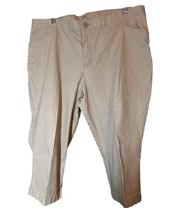 Pantalones capri Riders By Lee para mujer talla grande 20W promedio beige caqui - Imagen 1 de 10
