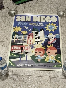 SDCC 2025 Funko Pop! Offizielles San Diego Comic Con Poster - Bild 1 von 3