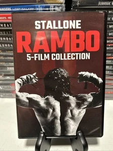 Rambo: 5-Film Collection DVD Slyvester Stallone First Blood II III Last Blood - Picture 1 of 15