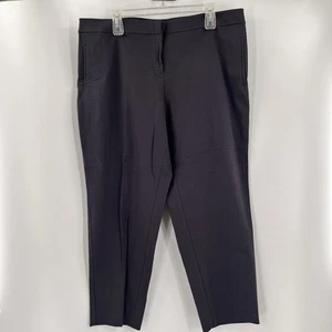 Pantalones Eileen Fisher Gris Algodón Orgánico Pierna Recta XL - Imagen 1 de 6