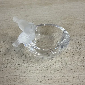 Figura Baño Pájaro Cristales Plata Swarovski 7460 - Imagen 1 de 8